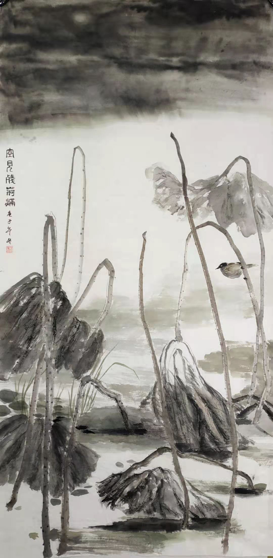 空見殘荷（三等獎）136cm?70cm蔣莉莎.jpg